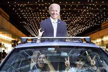 AP PHOTOS: Coast to Coast, Americans React to Biden Victory