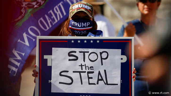 ‘Stop the steal!’ Trump supporters gather at state buildings, calling Biden victory a fraud