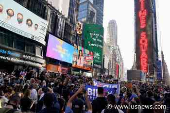 Biden Backers Express Joy, Relief on the Streets of NYC