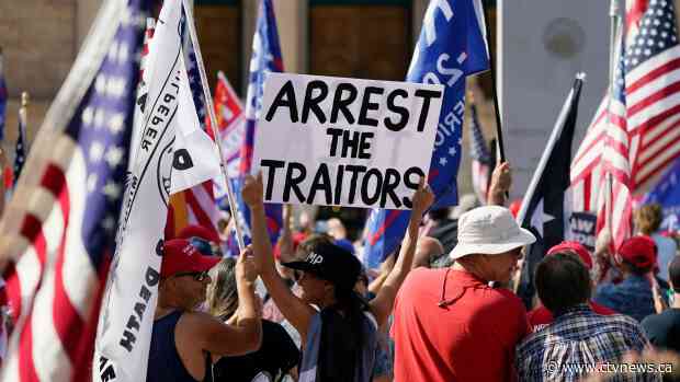 'This isn't over!': Trump supporters refuse to accept defeat