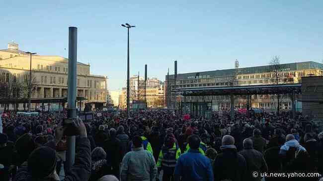 Thousands Rally in Leipzig Against Germany's New Lockdown Measures
