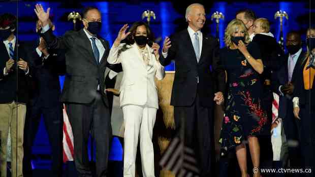 Biden calls for healing as he celebrates 'clear' victory over Trump