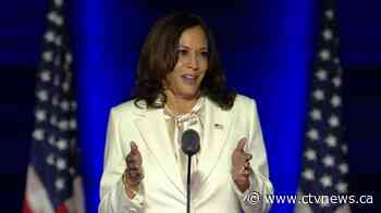 Kamala Harris pays tribute to Black women in 1st speech as VP-elect