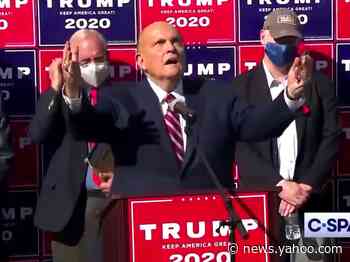 Watch Rudy Giuliani's reaction when he was told Joe Biden won the 2020 election