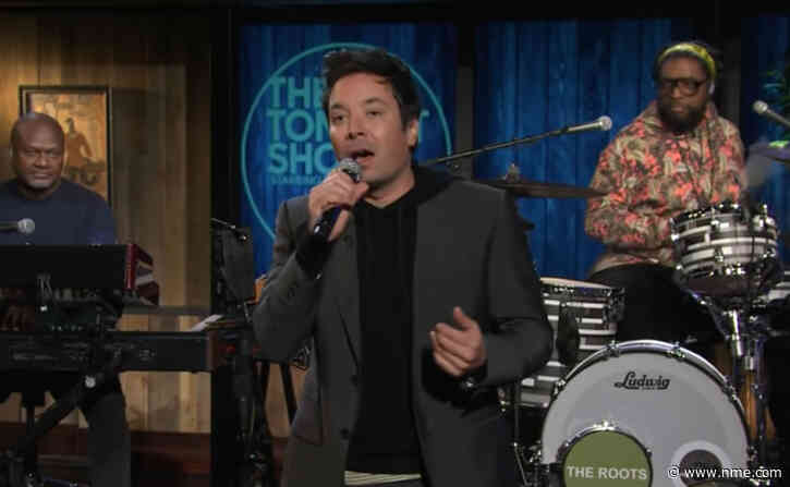 Watch Jimmy Fallon perform reworked ‘Friday I’m In Love’ to celebrate US election results