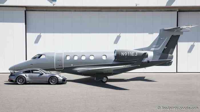 Porsche teams up with Embraer for matching 911 Turbo S and Embraer Phenom 300E private jet
