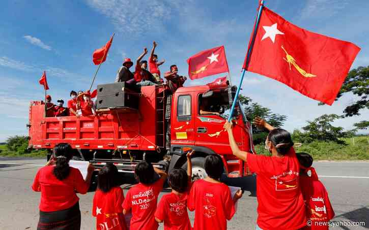 Reviled in the West but revered at home, Aung San Suu Kyi cruising to victory in Myanmar elections
