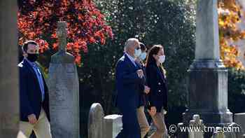 Joe Biden Visits Gravesite of Son, Beau, After Attending Church