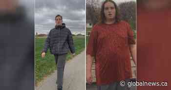 Alberta man with autism loses 75 pounds walking to his mailbox, community sends letters for motivation