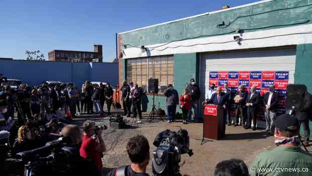 Trump team confuses many with press conference at ‘Four Seasons’ landscaping business