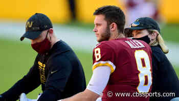 Washington's Kyle Allen carted off after leg injury, replaced by Alex Smith at quarterback