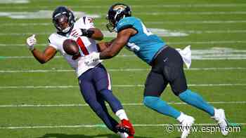 Texans RB Johnson ruled out with concussion