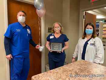 Campbell Named Employee of the Month at East Georgia Regional Medical Center - All On Georgia