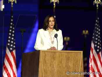 Kamala Harris made a statement by wearing head-to-toe white in a powerful suit silhouette for her victory speech