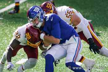Jones, Giants Hold on to Beat Washington for 2nd Victory