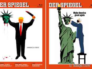 German newsweekly Der Spiegel reworks its ‘America First’ cover for the Biden era