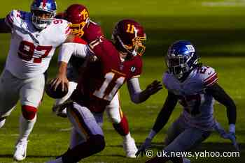 Allen hurt, Smith interceptions sink Washington vs. Giants
