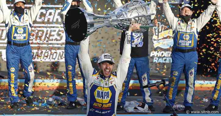 Elliott drives from back of the field to first NASCAR title