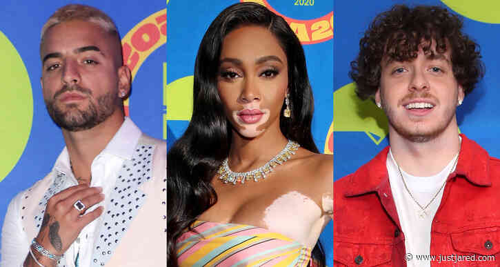 Maluma, Winnie Harlow, & Jack Harlow Dress to Impress for MTV EMAs 2020