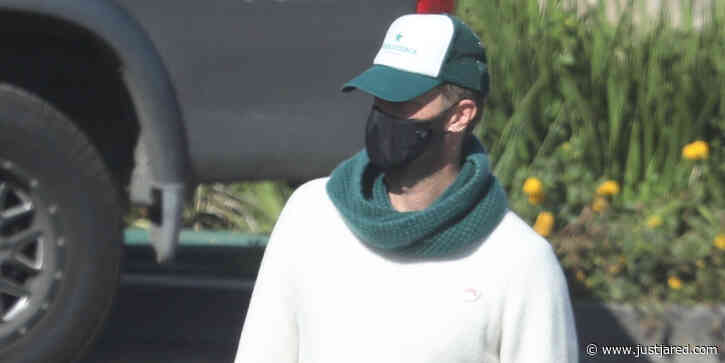 Chris Martin Steps Out in a Mask to Grab Essentials in Malibu