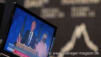 Dax mit Erleichterungsrallye nach Sieg von Joe Biden, Infineon gefragt