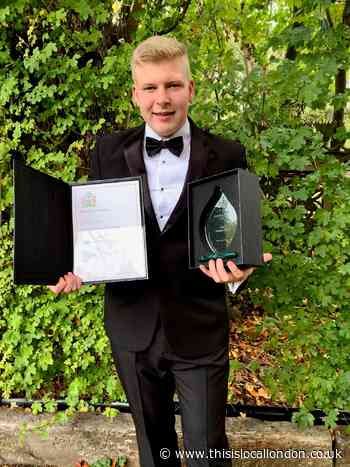 Jamie, 19, recognised in National Apprentice Award
