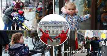 Northumberland Street remains quiet day after Fenwick Christmas window unveiled