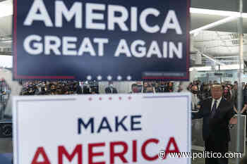 Trump campaign displays doctored newspaper to question election outcome