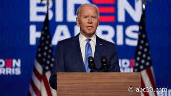 Joe Biden cheers COVID-19 vaccine progress but says masks remain a must