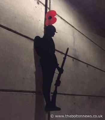 Remembrance Day soldier 'Tommy' silhouette stolen in Horwich