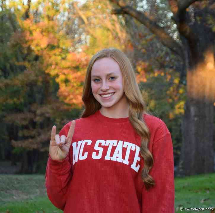 Second-Best 100m Breaststroker in Class, Aubree Brouwer, Picks NC State (2022)