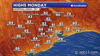 Houston weather: Patchy morning fog Sunday...pleasant afternoon - KTRK-TV