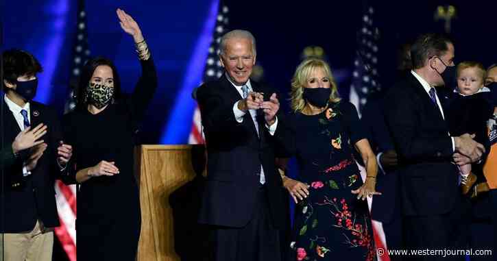 Where’s Hunter? Joe Biden Brings His Son Who Is Under Federal Investigation on Stage with Him