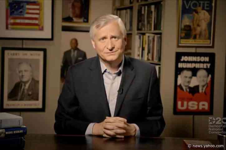 MSNBC contributor Jon Meacham didn't disclose he reportedly helped write Biden's presidential acceptance speech when commenting on it