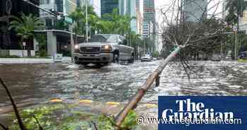 Miami Covid testing site suffers major damage as Eta dumps heavy rain