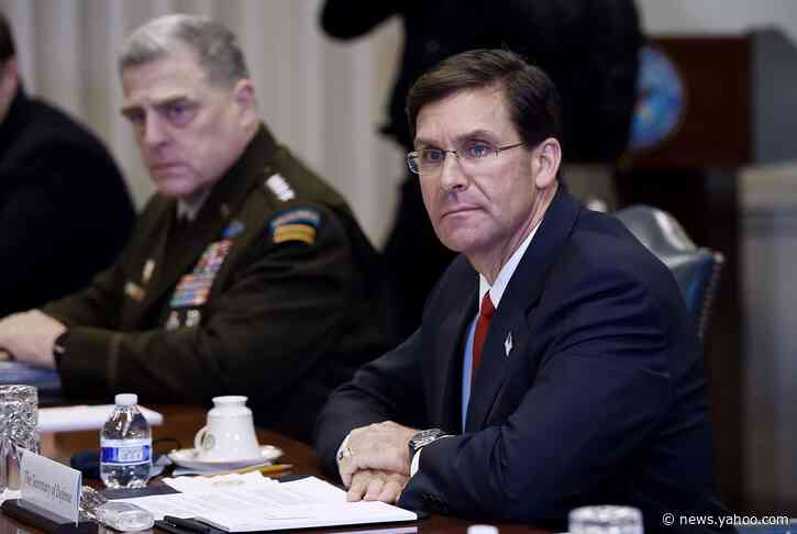 ‘God help us’: Fired defence secretary Mark Esper worries about ‘yes men’ under Trump