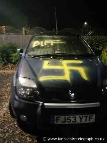 Outrage after Swastika graffitied on vehicle parked in supermarket car park