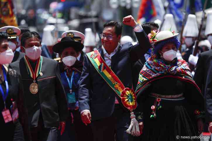 New leftist leader takes office in Boliva