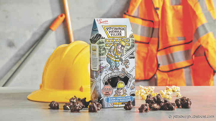 Sarris Candies, Yinzer Pittsburgh Greetings Team Up To Create ‘Pittsburgh Pothole Filler’