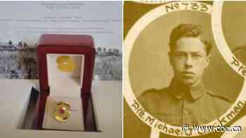 Meeting Michael: How a pin dedicated to a fallen WW I soldier is heading from the U.K. to N.L.