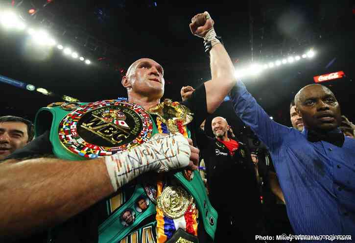 Tyson Fury: ‘Wilder will never get a shot at me for what he said’