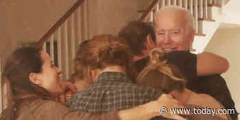 Biden's granddaughter shares photo of moment he found out he won