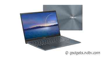 Asus ZenBook 14 and 3 New VivoBook Ultra Models Launched in India With 11th Gen Intel Core Processors