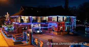 Gosforth charity unveils spectacular Christmas lights early to beat lockdown