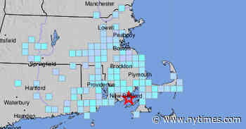 Earthquake Rattles Parts of Massachusetts and Rhode Island - The New York Times