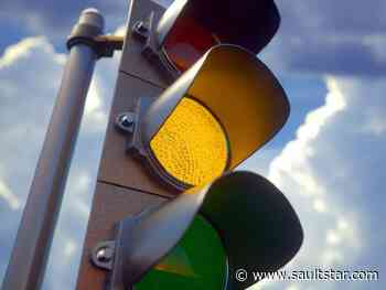 Bay Street traffic lights installation