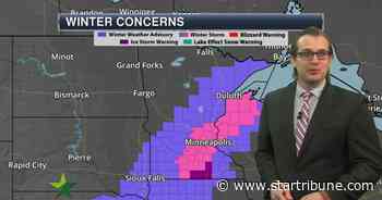 100 crashes across Minnesota as winter storm moves through; 4-7 inches expected