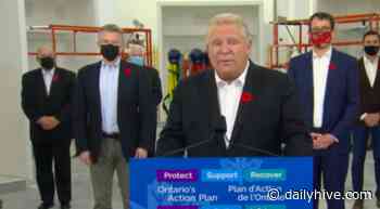 Ford says Toronto will move into red zone this weekend as cases surge | News - Daily Hive