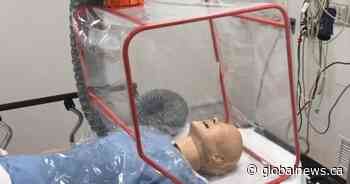 Made-in-Alberta tent protects health-care workers from COVID-19 aerosols