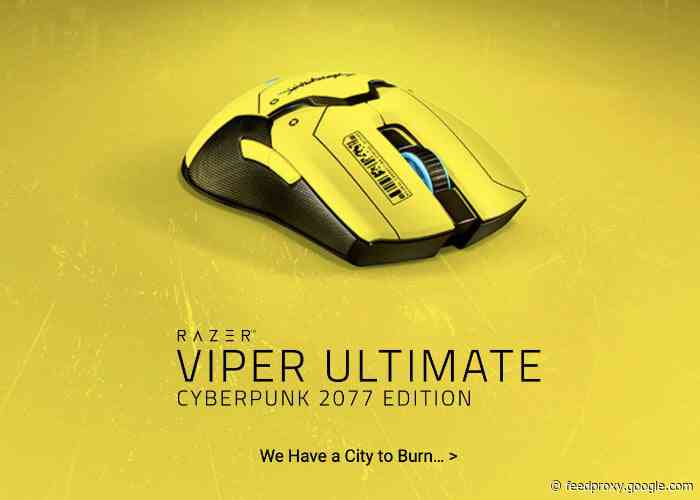 Razer Viper Ultimate Cyberpunk 2077 Edition gaming mouse